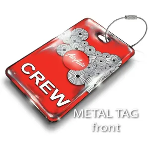 Air Asia Portrait RED 1 Luggage Tag