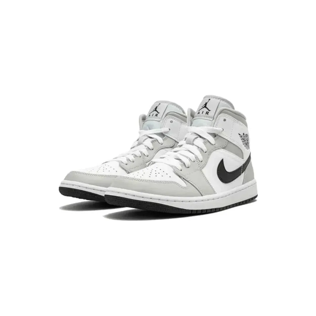 Air Jordan 1 Mid "White Light Smoke"