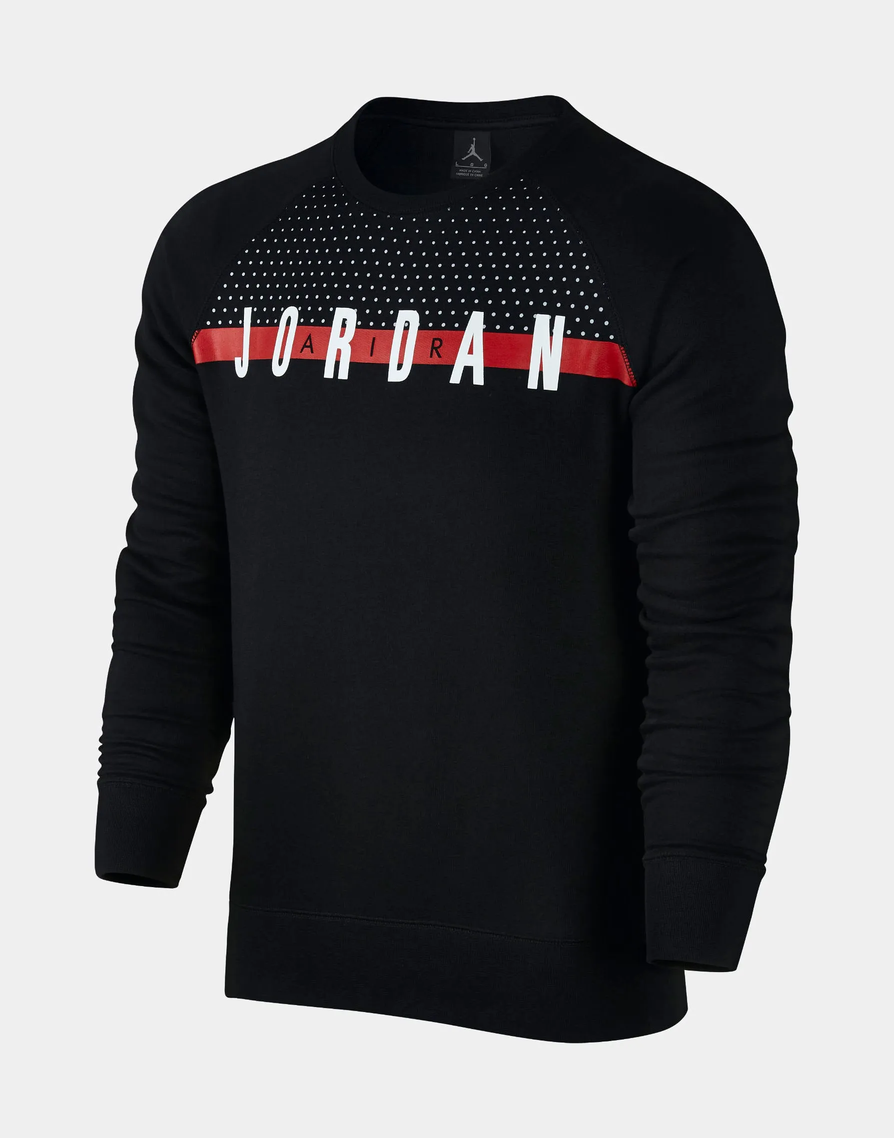 Air Jordan Graphic Mens Long Sleeve Sweatshirt (Black)