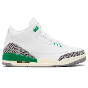 Air Jordan Wmns 3 Retro 'Lucky Green', White