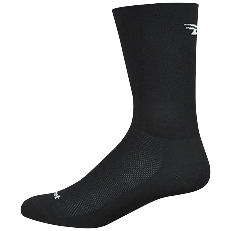 Aireator D-Logo Double Cuff Bike Socks - Black