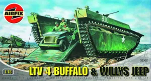 Airfix 1:76 Buffalo & Willy Mb Jeep Model Kit