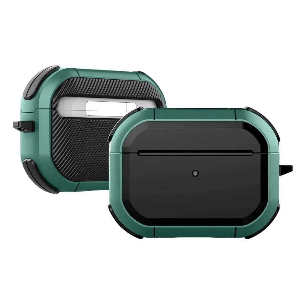 Airpods Pro rubberied case - Midnight Green