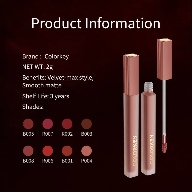 Airy Lip Gloss Super Matte Series B003 Brown