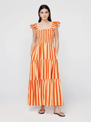 Aisha Striped Maxi Dress