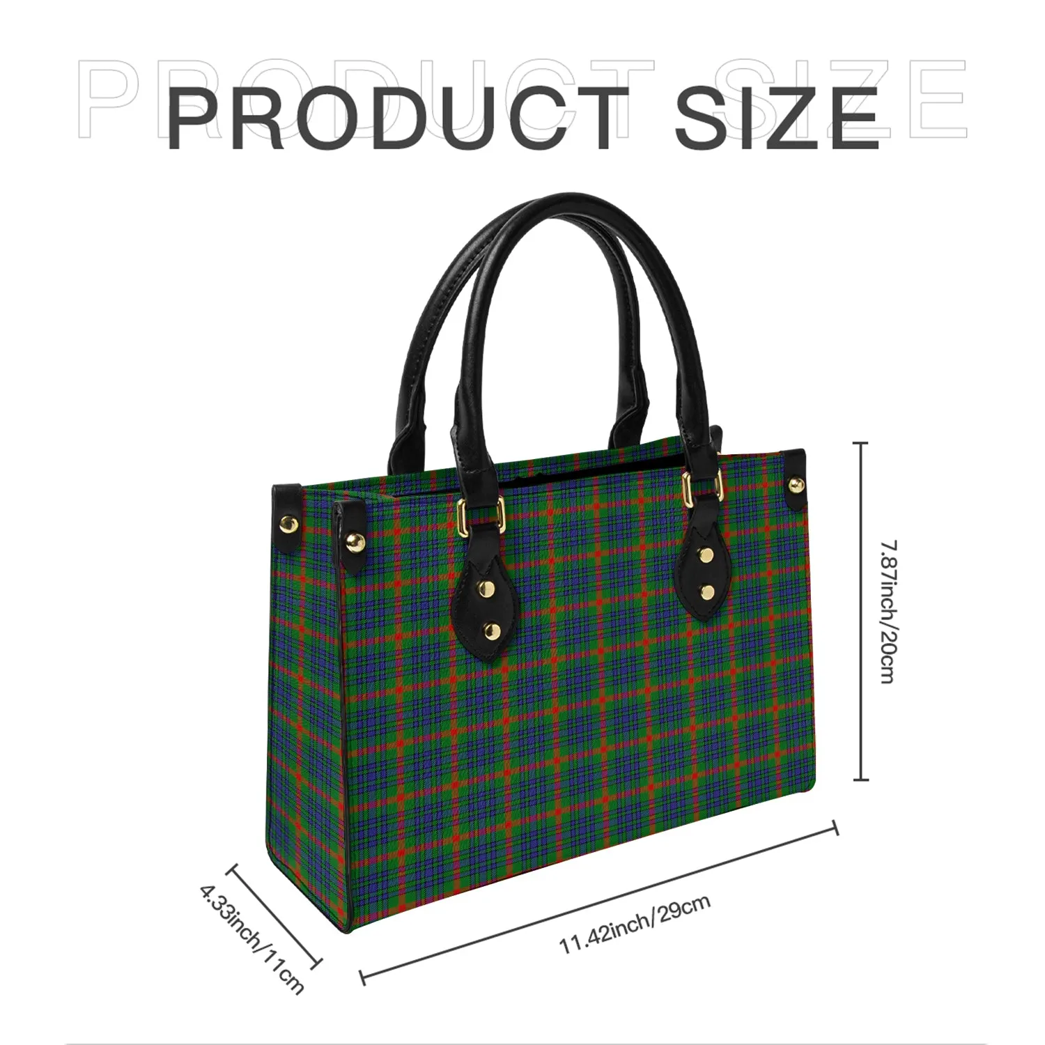 Aiton Tartan Leather Bag