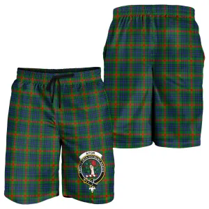 Aiton Tartan Mens Shorts with Family Crest