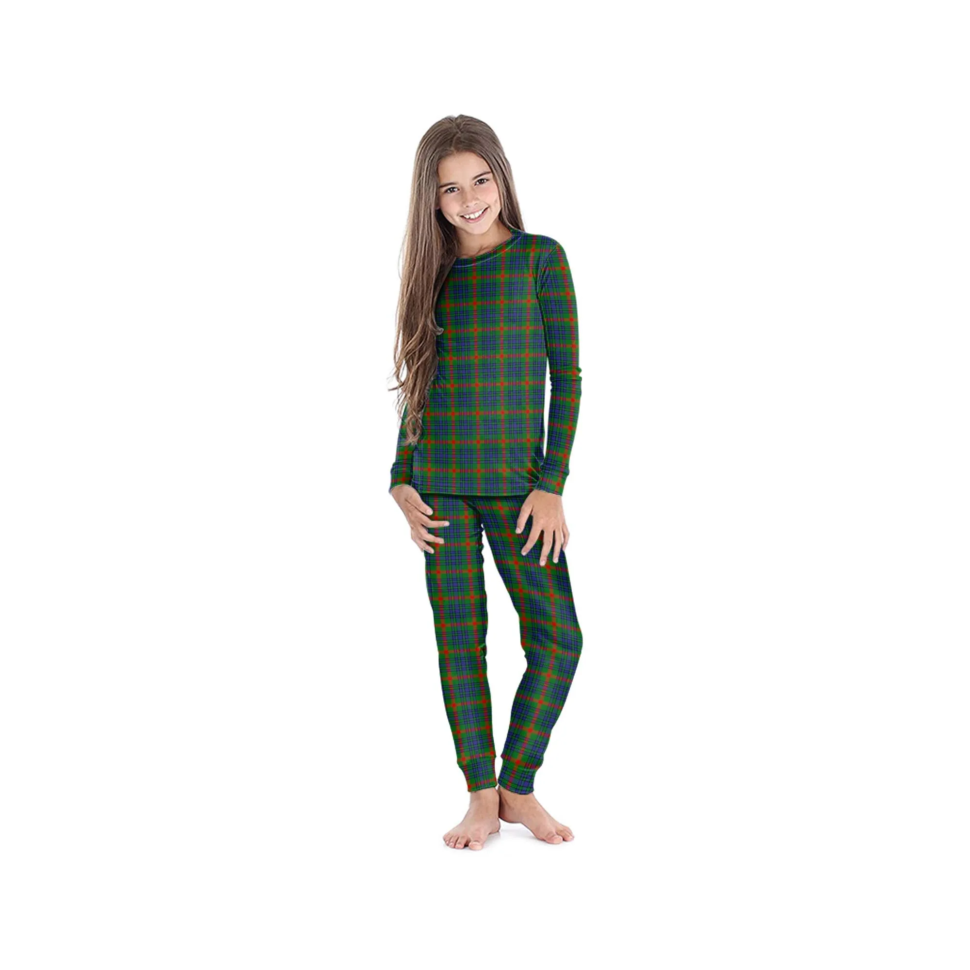 Aiton Tartan Pajamas Family Set