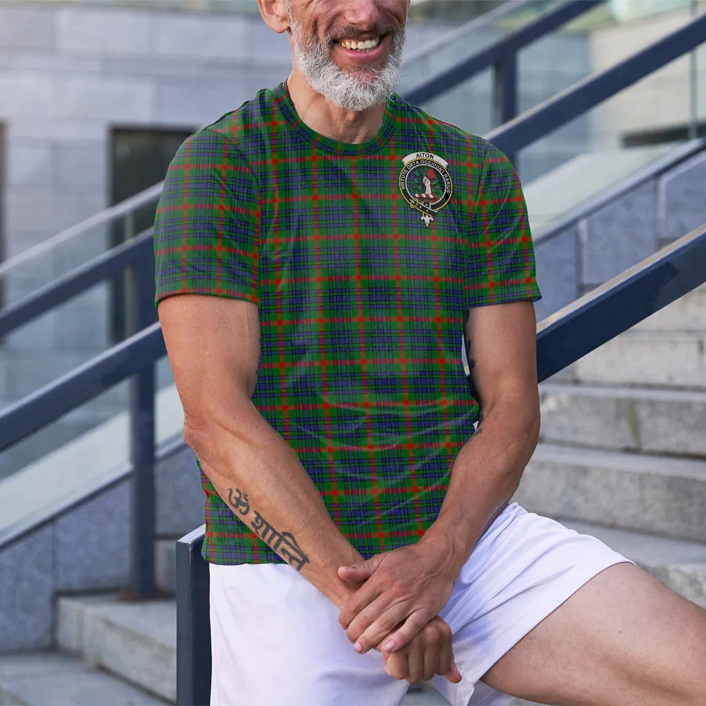 Aiton Tartan T-Shirt with Family Crest