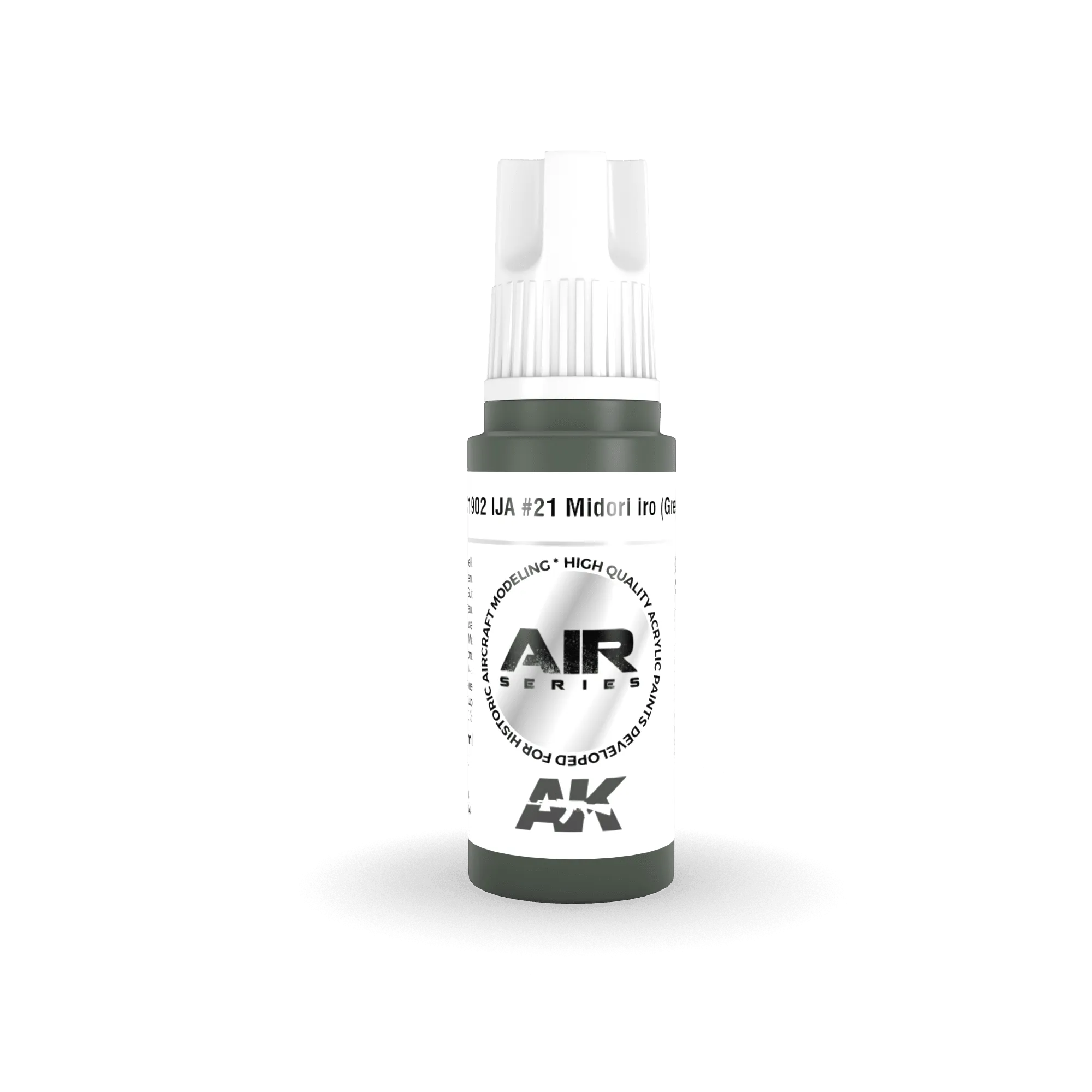 AK Interactive AK11902 3G Air IJA #21 Midori Iro (Green) Paint 17ml