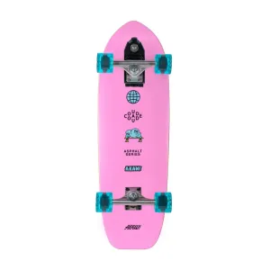 AKAW! Concrete Wave Pink 31" Surfskate Longboard