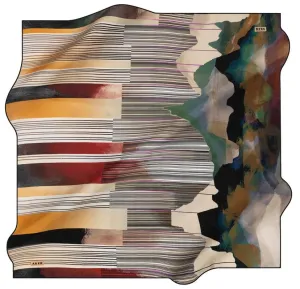 Aker Ashley Abstract Silk Scarf No. 11