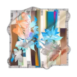 Aker Autumn Bloom Silk Scarf No.22