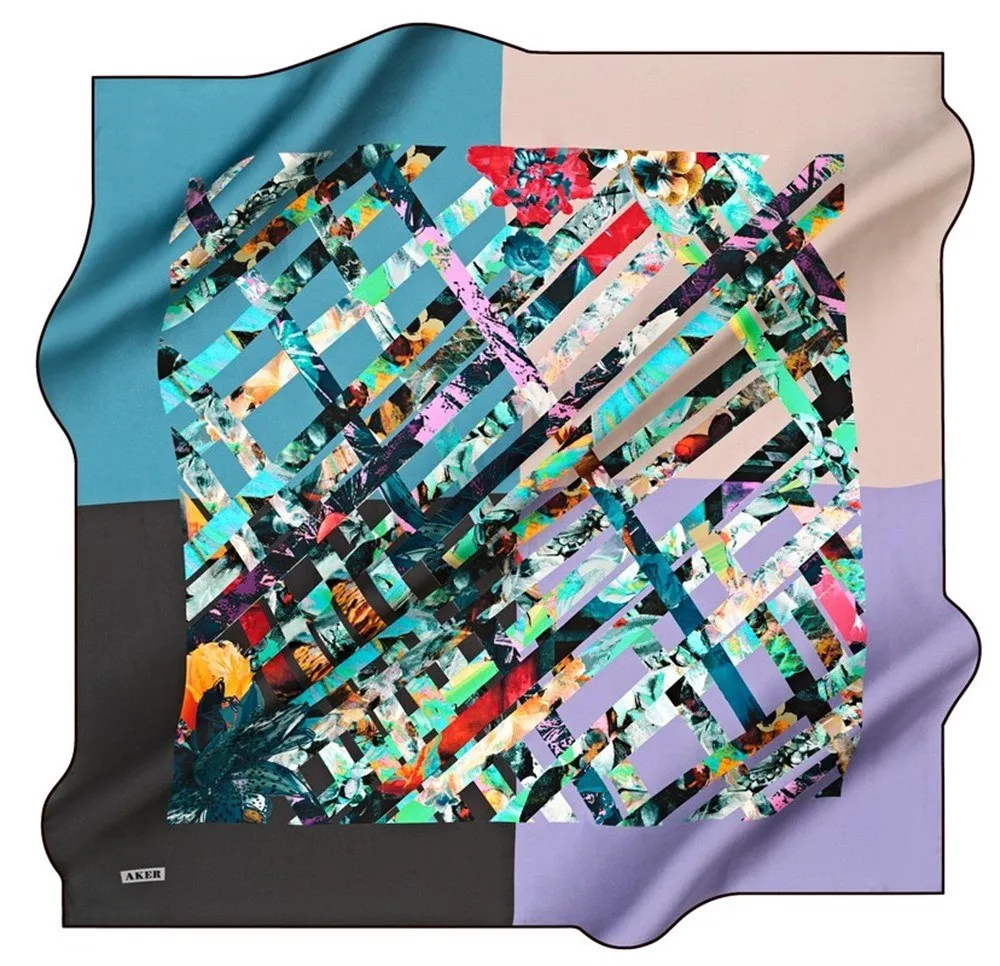 Aker Bianca Women Silk Scarf No. 11