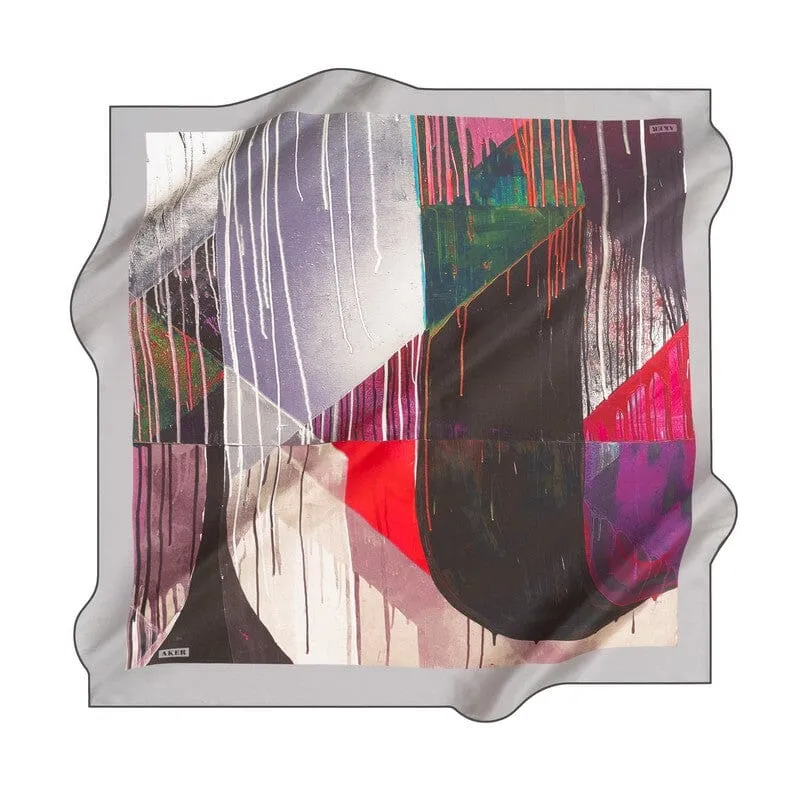 Aker Bold Geometry Turkish Silk Scarf No. 71