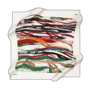 Aker Brushstroke Women Silk Scarf No. 13