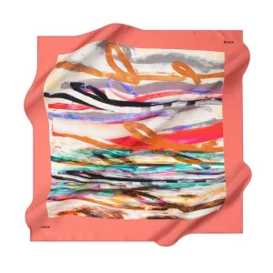 Aker Brushstroke Women Silk Scarf No. 91