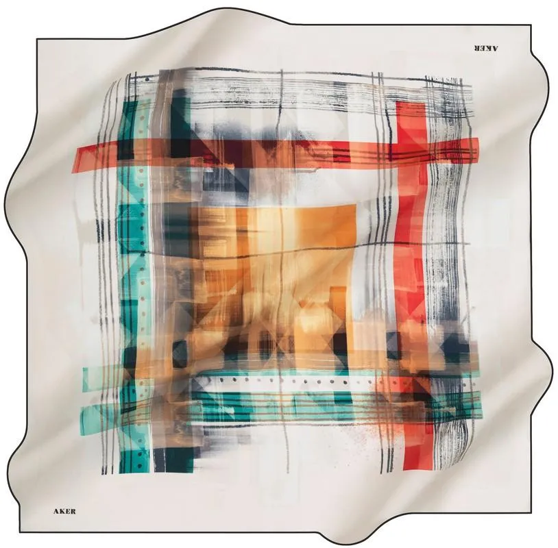 Aker Chris Women Silk Scarf No. 14