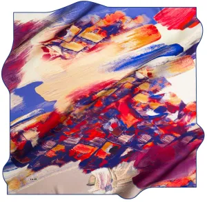 Aker Designer Silk Scarf Verdi No. 21