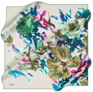 Aker Leah Floral Silk Scarf No.52