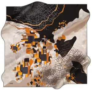 Aker Lego Abstract Silk Scarf No. 32