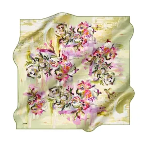 Aker Lovisa Floral Silk Scarf #51