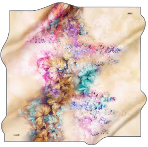 Aker Odelia Floral Silk Scarf No. 22