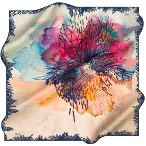 Aker Odette Abstract Silk Scarf No. 23