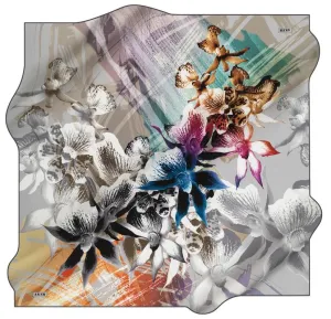 Aker Orchid Silk Twill Scarf No. 71