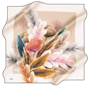 Aker Paradise Floral Silk Hair Wrap No 14