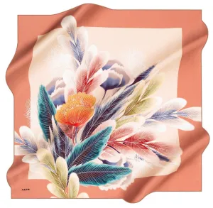 Aker Paradise Floral Silk Hair Wrap No 91