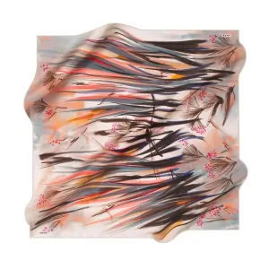 Aker Serene Blossom Silk Scarf No. 31