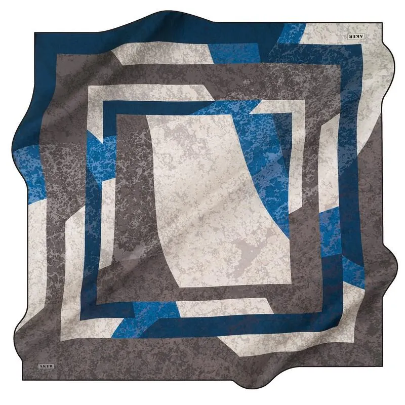 Aker Timaru Abstract Silk Scarf No. 31