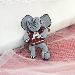 Alabama "Big Al" Crystal Logo Pin