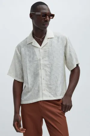 Alabastar Jacquard Shirt - Cream/combo