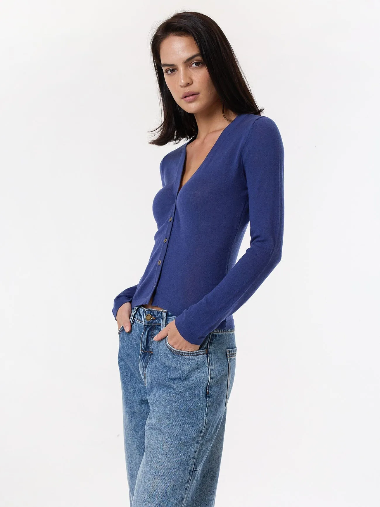 Alaia Knit Cardigan - Royal Blue