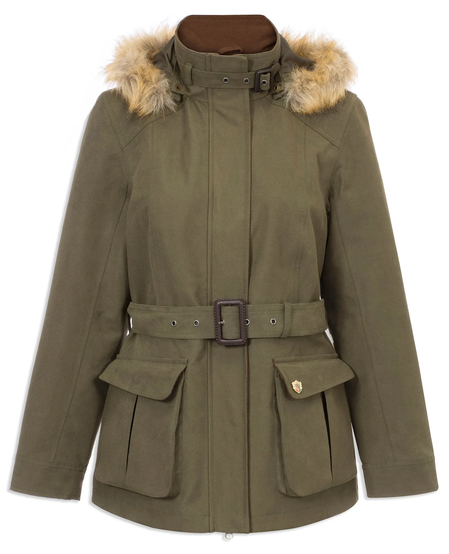 Alan Paine Berwick Jacket with Faux Fur Trim