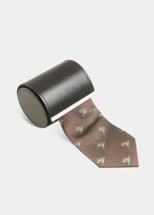 Alan Paine Ripon Silk Tie Flying Duck