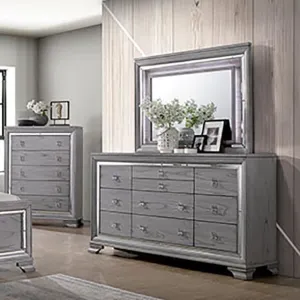 Alanis Light Gray Dresser