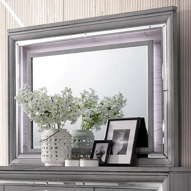 Alanis Light Gray Mirror