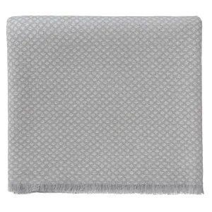 Alashan Cashmere Blanket [Light grey/Cream]