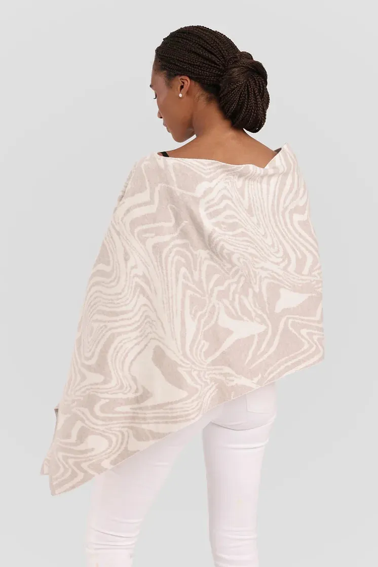 Alashan | Cotton Cashmere Reversible Swirl Topper | Women's