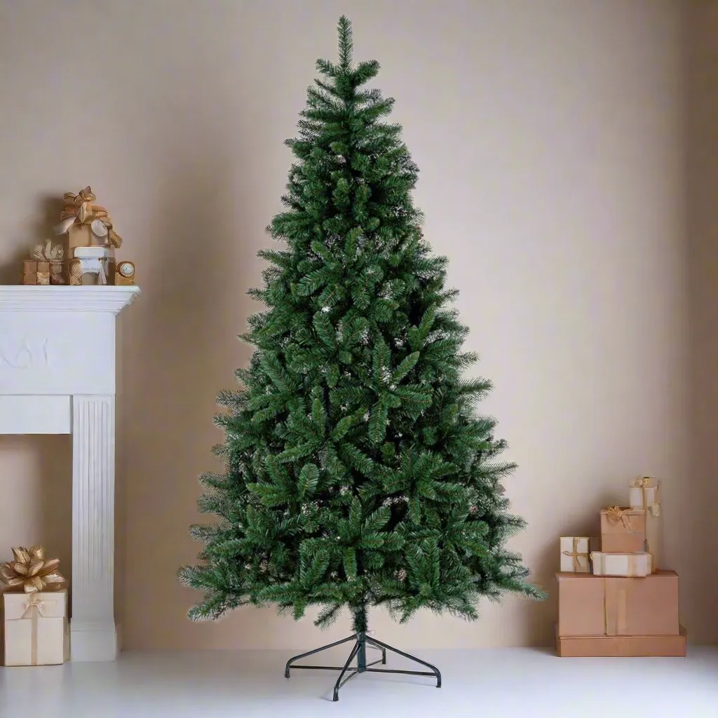 Albero di Natale Slim "Verbier" in PVC di altissima qualità effetto realistico