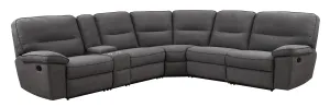 Alberta - 6 Piece Sectional - Charcoal Gray