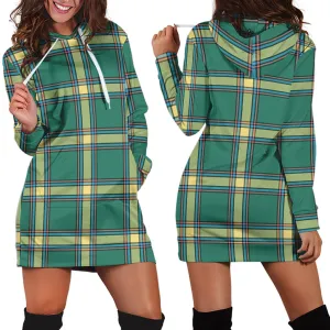 Alberta Province Canada Tartan Hoodie Dress