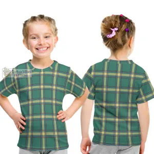 Alberta Province Canada Tartan Kid T-Shirt