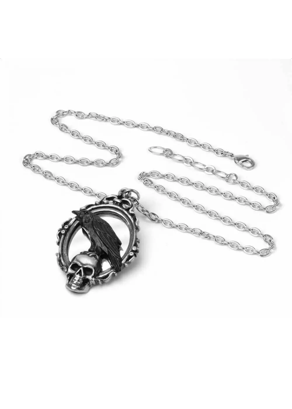 Alchemy Reflections Of Poe Raven Necklace