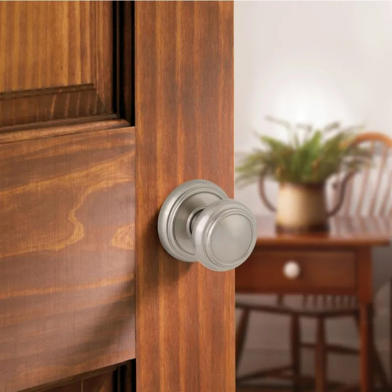 Alcott Half Dummy Knob in Satin Nickel