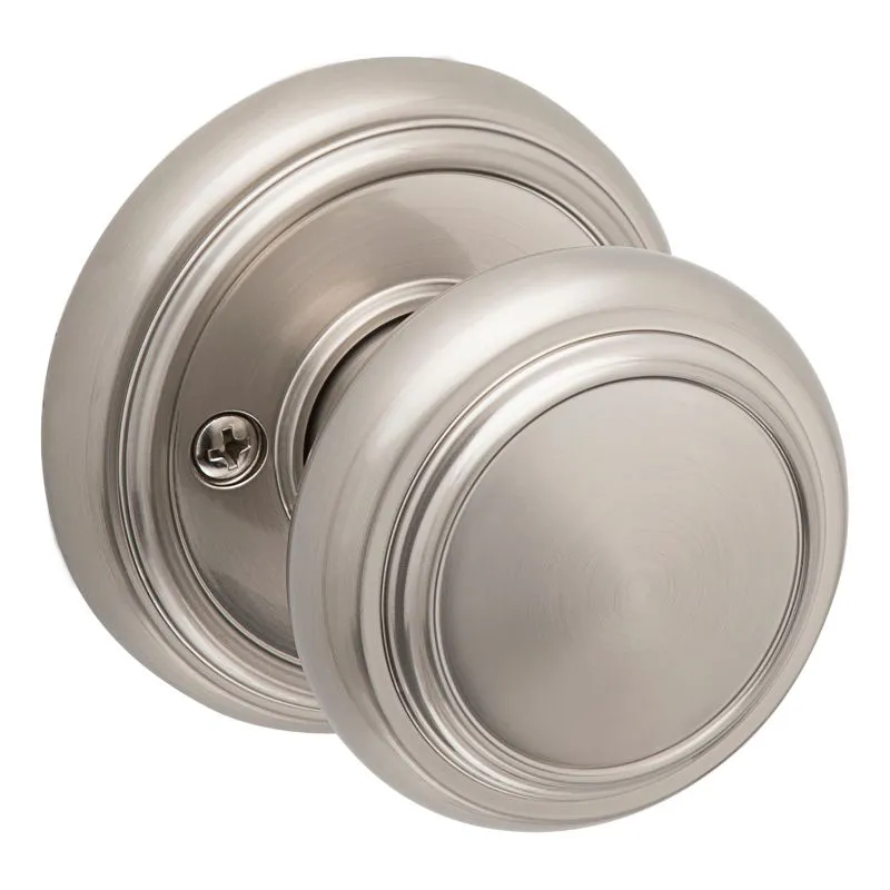 Alcott Half Dummy Knob in Satin Nickel