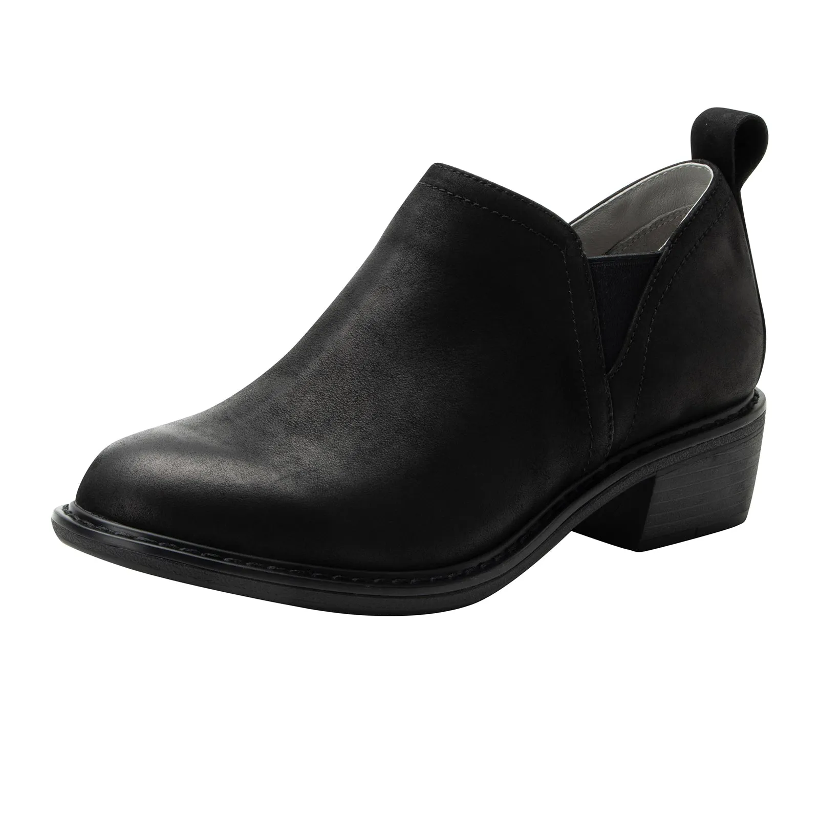 Alegria Merle Ankle Boot (Women) - Black Burnish